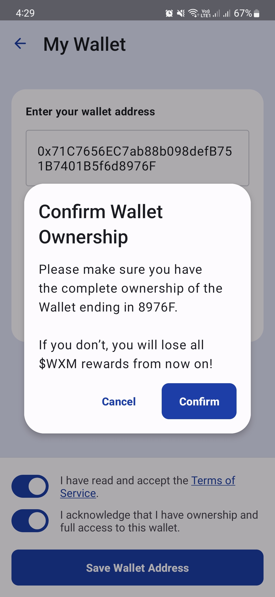 new-wallet-address-empty